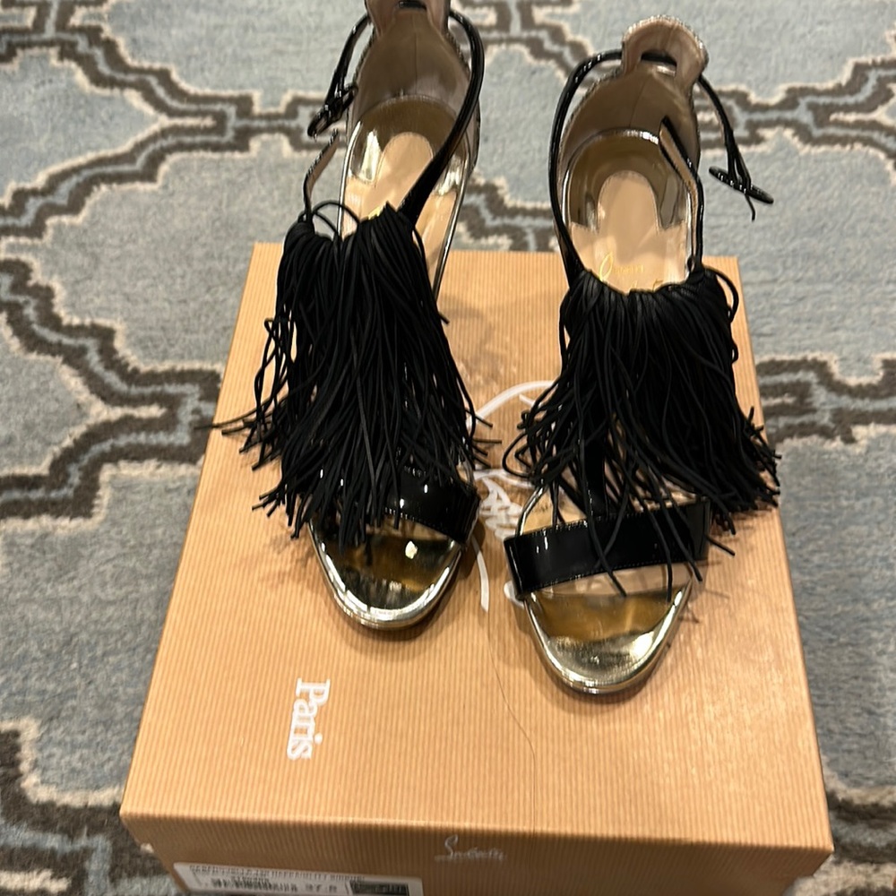 Christian Louboutin Casanovella fringe sandals